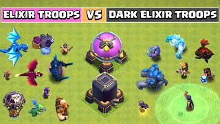 Elixir Troops Vs Dark Elixir Troops [PART-2] | Clash of Clans