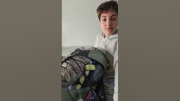 More shock cord DIY for my backpack! #DIY #backpacking #hiking