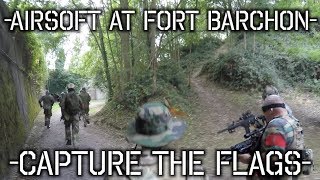 Airsoft at Fort Barchon - Capture the flags