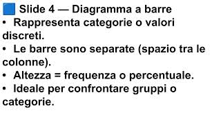 Rappresentazioni grafiche — istogrammi, diagrammi a barre, box‑plot