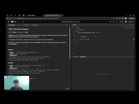 LeetCode 1816 Explained in C++ | Truncate Sentence | Easy String Problem