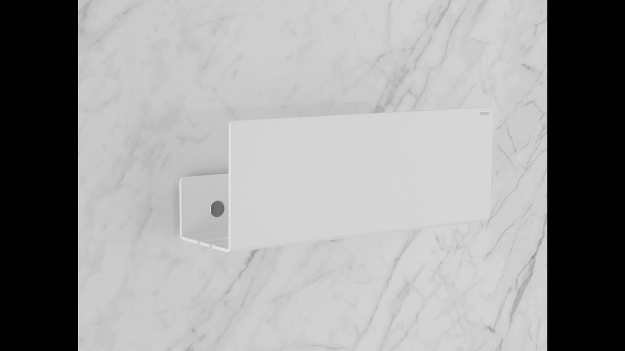 Keuco 24952510000 Shower Shelves Shower Shelf - Matte White