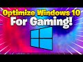 How To OPTIMIZE Windows 10 For Gaming (WORKING IN 2022)!!!