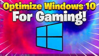 How To OPTIMIZE Windows For Gaming (WORKING)!!!