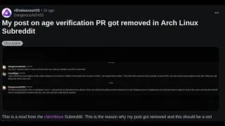 Is Arch Linux CENSORING Users? (The Systemd Scandal)