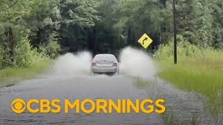 Tropical Storm Debby brings heavy rainfall to Georgia, Carolinas