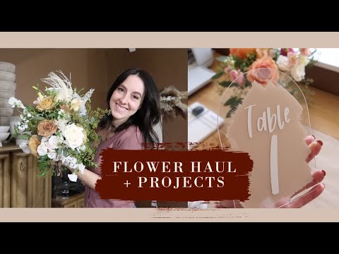 Flower Haul + Wedding Design Projects