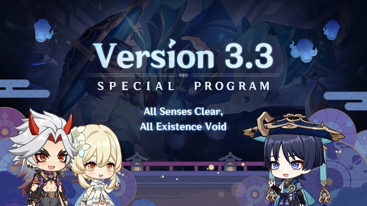 All Senses Clear, All Existence Void Version 3.3 Events Preview - Phase II