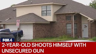 Arlington toddler dies after shooting himself with sibling's gun, police say