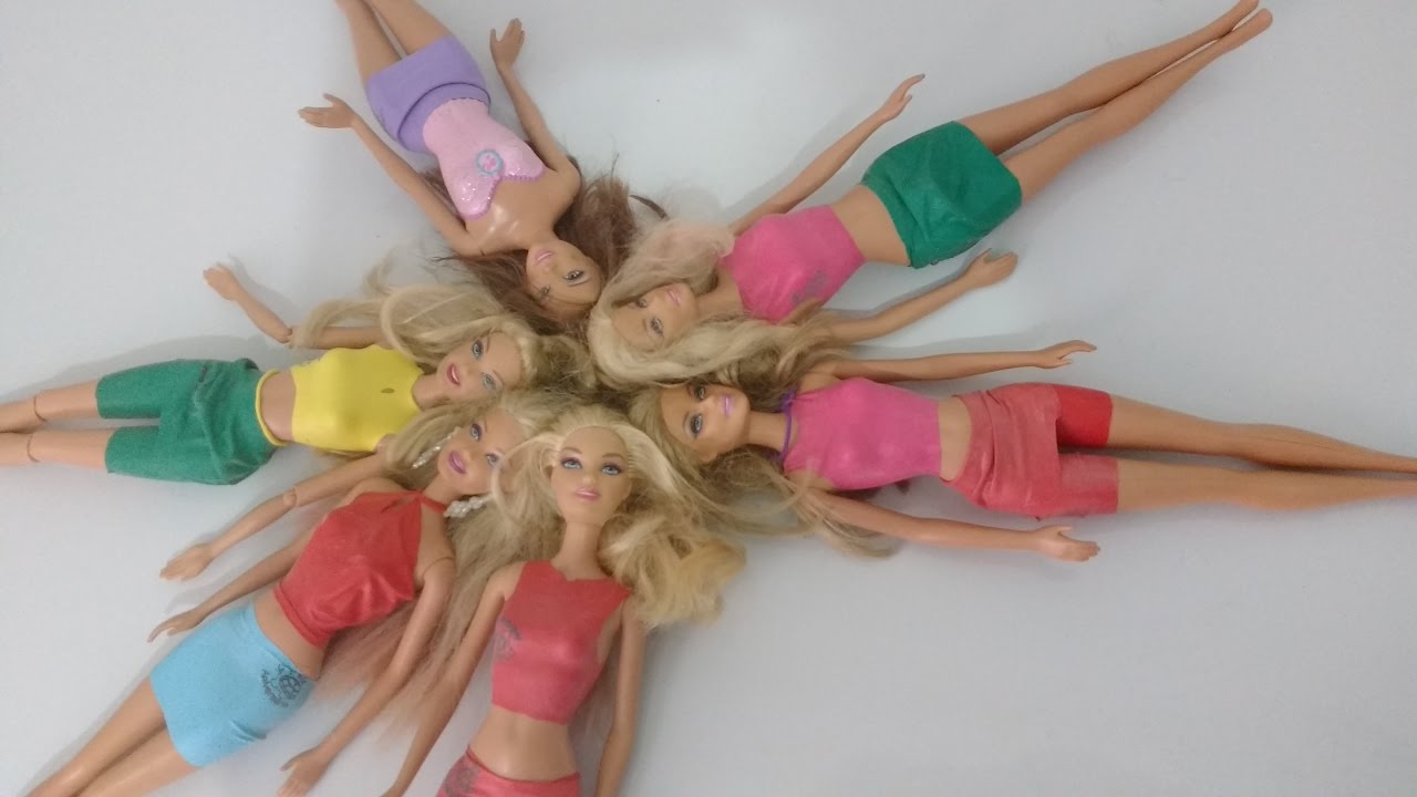Como fazer roupa para Barbie e outras bonecas com bexiga 