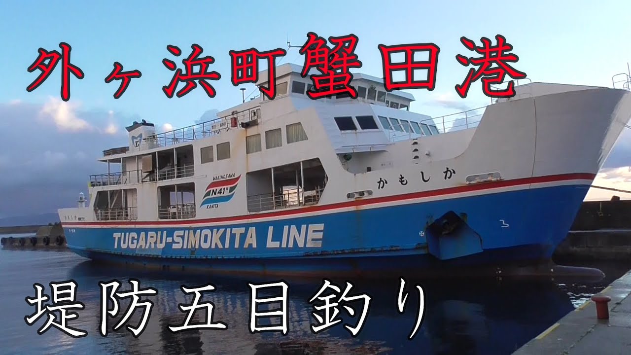 五目釣り テトラの穴釣り 蟹田港でイソメを Youtube