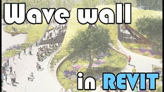 How to create tile wave wall in Revit (Mass form) Profile