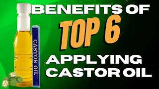 TOP 6 Benefits of castor oil - Apply it to the belly botton #castoroilbenefits