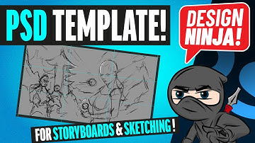 Set Up a PSD Storyboard Template for Storyboarding and Concept Art