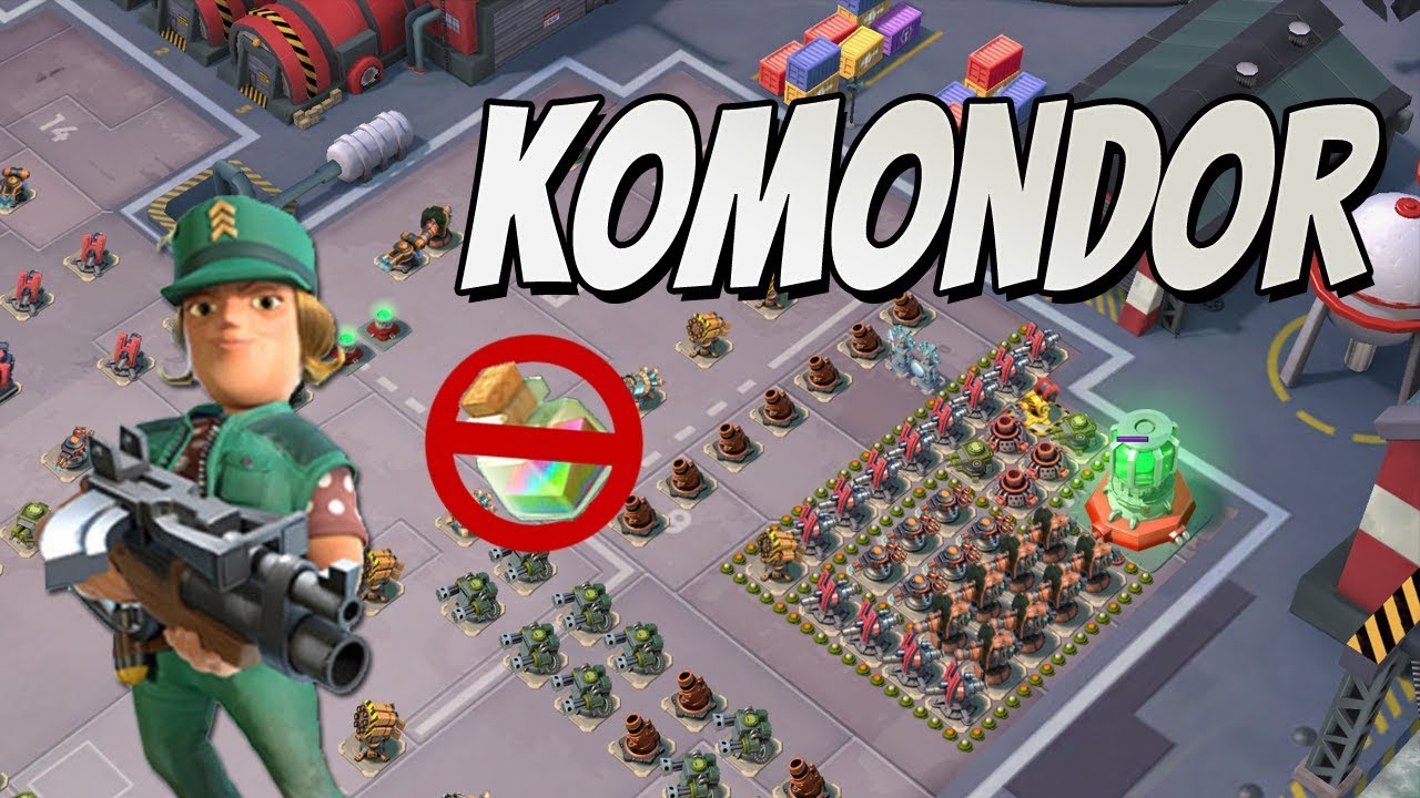 Boom Beach Komondor Unboosted Solo YouTube