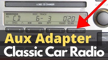 Aux Adapter for Car Radio -Play iPhone Music In Your Car without Aux Cord