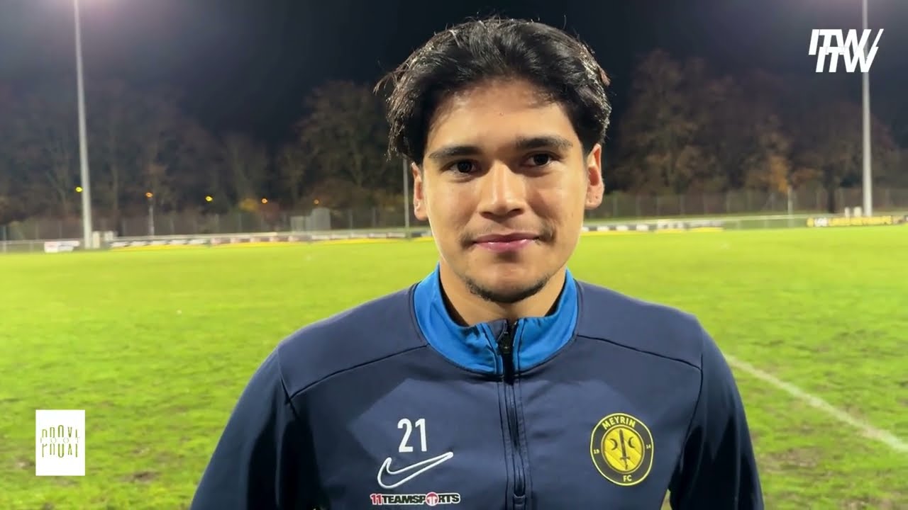Interview de Raiyan Puntel après Meyrin - La Sarraz (4-3)