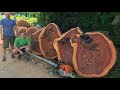 Logs to Lumber: 200 YEAR OLD TREE. Alaskan Chainsaw Milling