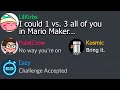 Can 3 Speedrunners beat 10 Mario Maker levels before LilKirbs beats 15?