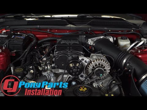 Mustang Roush Supercharger Kit Phase 1 475HP Manual Transmission 4.6L 2005-2009 Installation