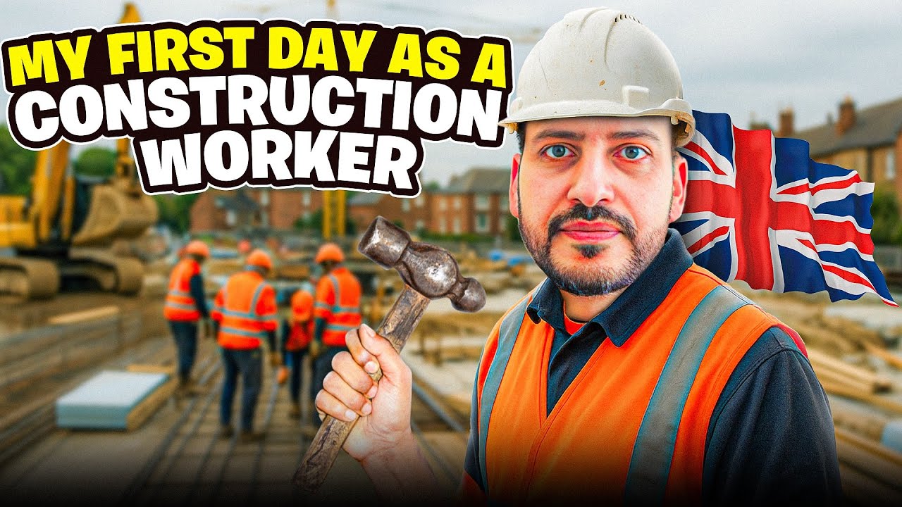 My First Day As a CONSTRUCTION WORKER in UK🇬🇧| CONSTRUCTION WORKER Salary | UK Construction JOB🇬🇧