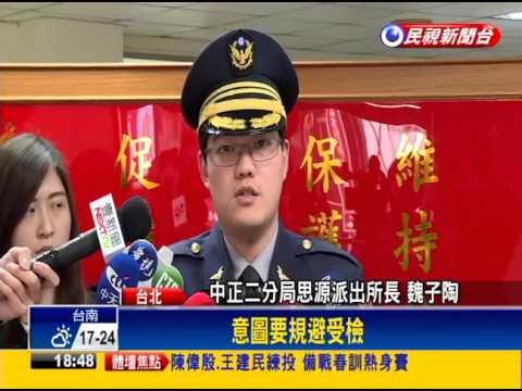 拒攔檢衝撞逃逸 警開槍射輪胎逮人－民視新聞