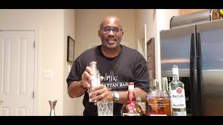 How to make the 5 Quick Blasts cocktail.
The 5 Quick Blasts cocktail is a riff of the prohibition era cocktail the 12 Mile Limit. This cocktail is a very balanced drink leveraging the mild taste of light Rum, and bold flavors of Bourbon and Grand Marnier to make a boozy, yet tasty treat!!
Ingredients include:
60 mil/2 oz light rum
30 mil/1 oz Grand Marnier
30 mil/1 oz Bourbon
30 mil/1 oz Chambord
30 mil/1 oz lime juice
15 mil/.5 oz 1:1 simple syrup
Shake for 10-15 seconds
Served in a rocks glass, over ice
Garnish with a lime wheel. How to make the 5 Quick Blasts cocktail.