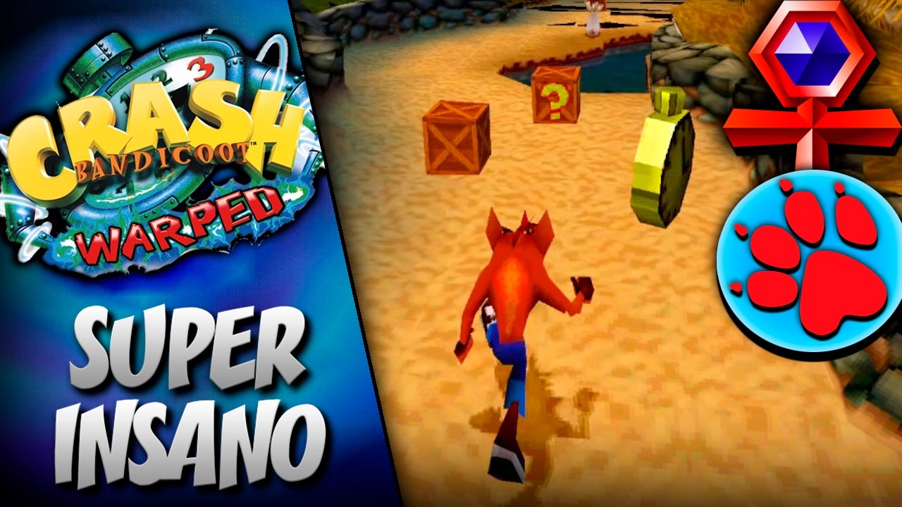 ¡El RETO OFICIAL MÁS HARDCORE de CRASH 3! TIEMPOS de DESARROLLADOR vs. TDYU