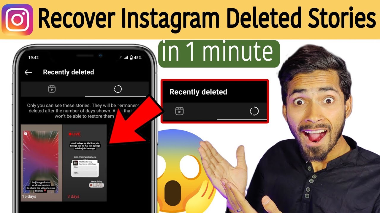 How To Recover Instagram Deleted Stories In 2023 || Recover Deleted Instagram Stories ud83dude31 - YouTube