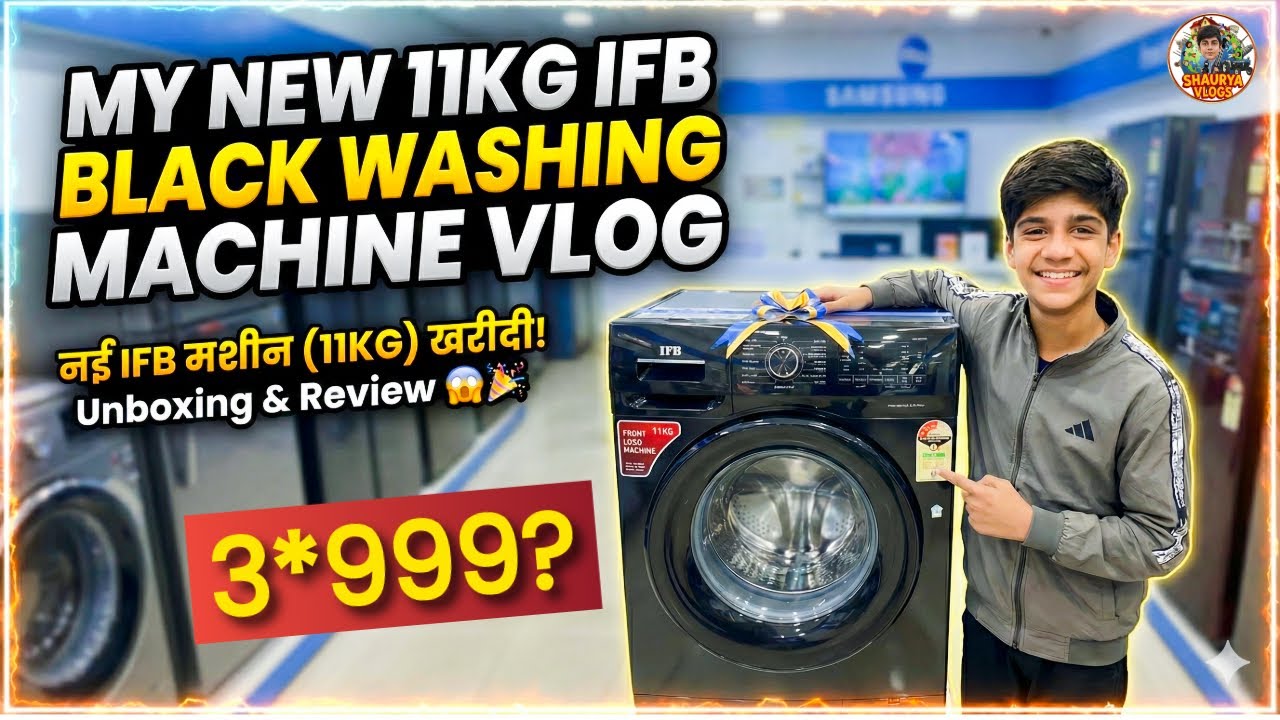 👉 Finally New Washing Machine Aa Gayi 😍 | IFB 11kg Front Load Unboxing & First Wash