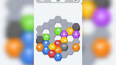 Hexa Shift - Logic Puzzle Level 96 walkthrough | Hexa Shift Level 96 Solution Gamerstein