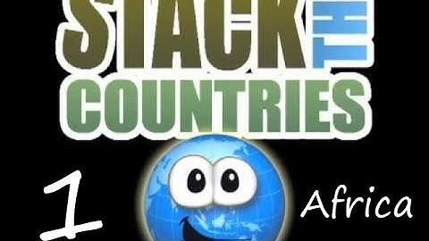 Stack the countries. Very cool questions to answer about AFRICA