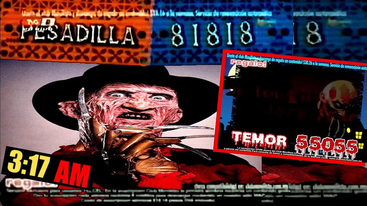 LA BUSQUEDA Del COMERCIAL Perdido De FREDDY KRUEGER Que Pasaban A Las 3:17 AM