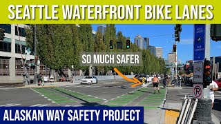 Its Finally Here! Bike Tour of the Alaskan Way Safety Improvements along Seattle Waterfront