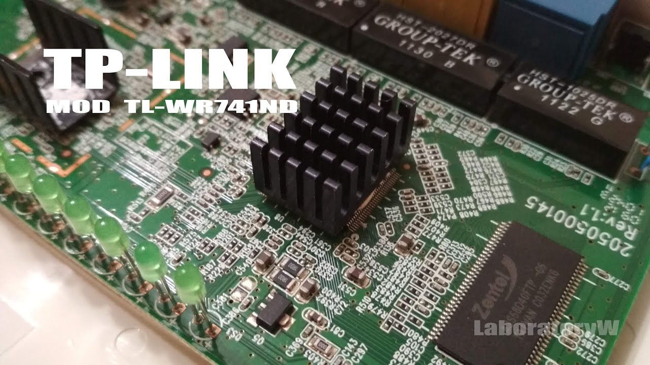 Небольшой апгрейд старенького TL-WR741ND