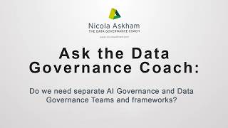 Do we Need Separate AI Governance and Data Governance Teams and Frameworks?