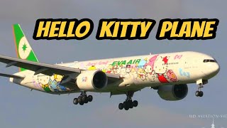 Hello Kitty Plane Eva Air B777 Sanrio Family