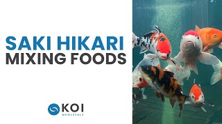 Saki-Hikari and Beyond: Experimenting with Koi Food Mixes