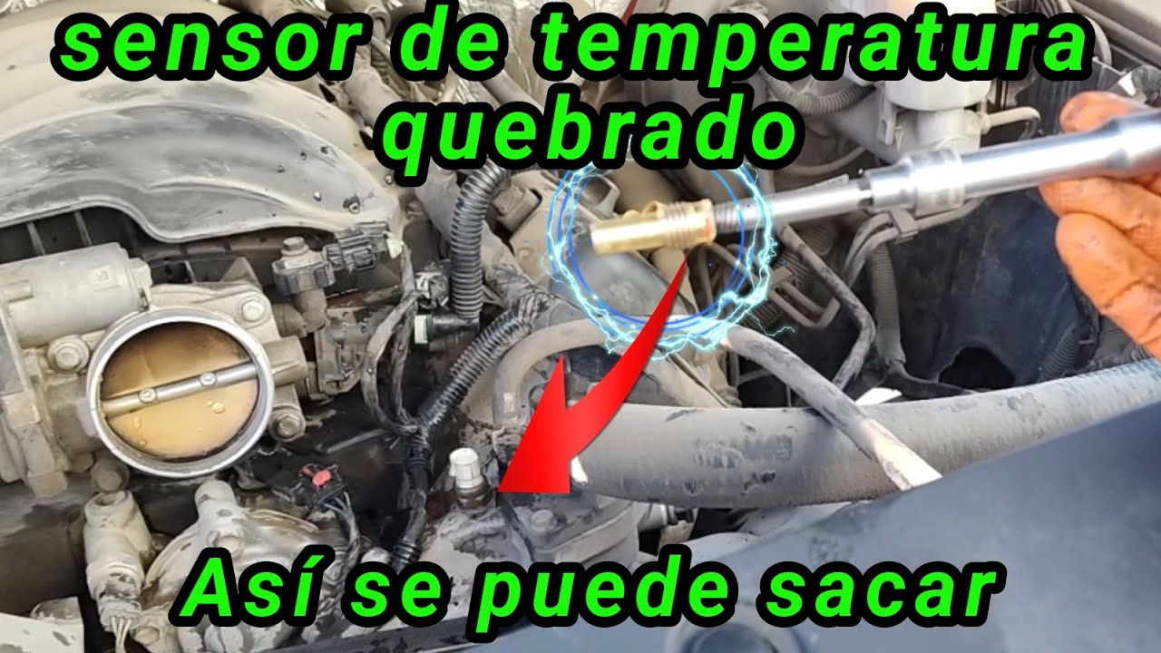 Cómo sacar un sensor de temperatura quebrado ( How to remove a broken ...