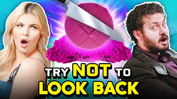 College Kids React To Try Not To Look Back Challenge (Oddly Satisfying)