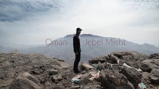 Climbing in Oman, Jebel Misht French Pillar.