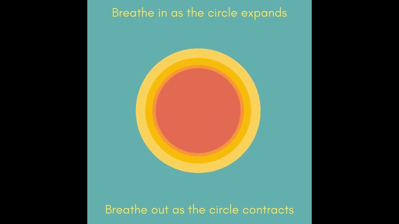 Circle Breathe. 30 seconds to calm the breathing rate
