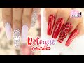 RETOQUE de UÑAS con CRISTALES | Color Rojo