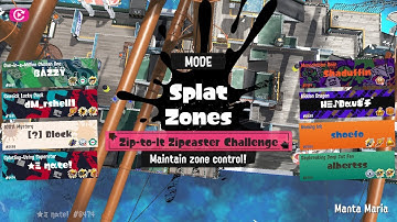 Zip-to-it Zipcaster Challenge #1 | Splatoon 3
