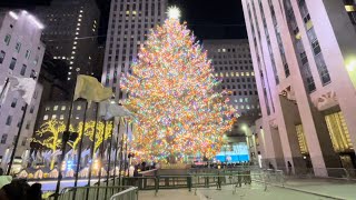 Christmas Special: Walking Around Midtown Manhattan NYC With Xmas Attractions + Lights: (12/25/2022)