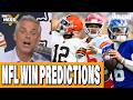 NFL Over/Under PREDICTIONS: Chargers, Chiefs, Browns, Giants, Packers | Colin Cowherd: THE HERD