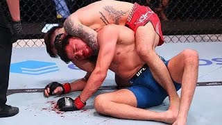 Benardo Sopaj knocks down Timmy Cuamba and submits || #ufcvegas117 , #ufcfightnight #allencosta