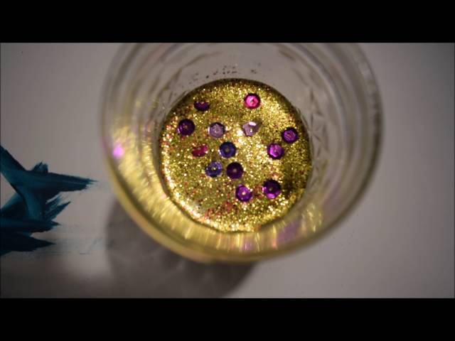 Asmr | Making A Sensory Bottle {Water Noises, Scraping, Glitter}