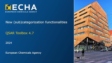 31: QSAR Toolbox: New subcategorisation functionalities