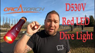 Orcatorch D530V Red Dive Light screenshot 1